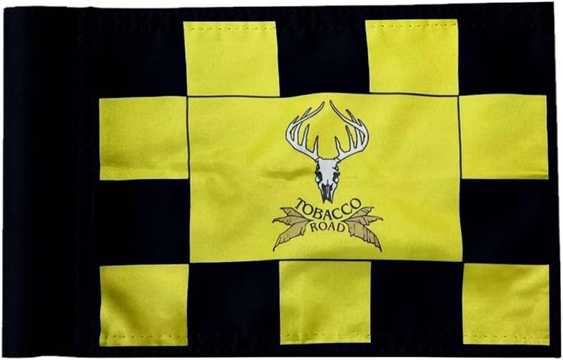 2BUT Standard Tobacco Road Golf Club Pin Flag Practic Putting Green Golf Flag For Backyard Garden Double-Sewn 600D Nylon Miniature Pin Flag Regulation Tube Flag(8"x6") - Image 1